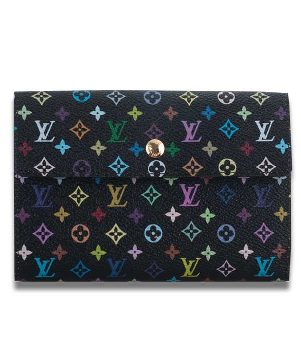 1:1 Copy Louis Vuitton Monogram Multicolore Alexandra Wallet M60084 Replica - Click Image to Close